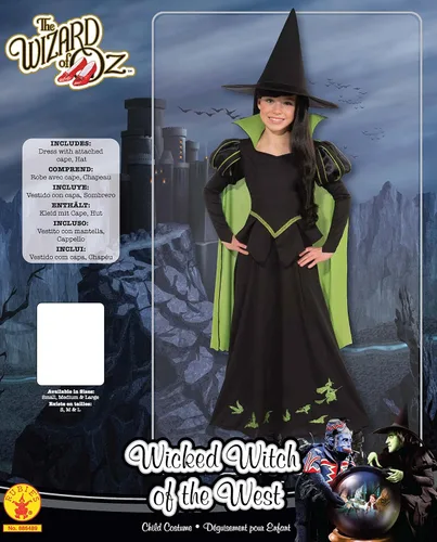 Vista 2 de Rubie's Child's Wizard of Oz Wicked Witch of The West Costume