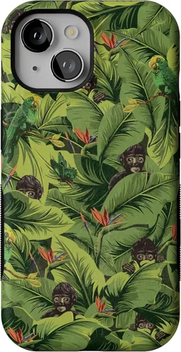 Vista 60 de Casely Funda para iPhone 15 Flores pintadas Frida Kahlo Floral Girly Funda atrevida Compatible con MagSafe