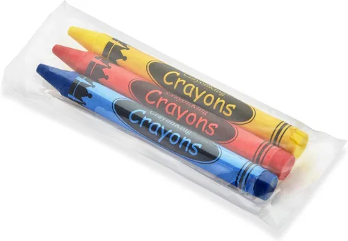 Vista 9 de Crayonking 100 juegos de paquetes de 3 unidades en celofán (300 crayones a granel) – Restaurantes, aulas, fiestas y eventos – Crayones no tóxicos