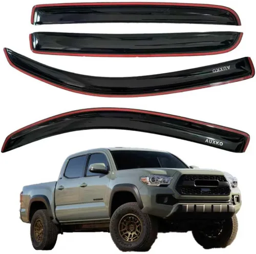 Vista 28 de AUXKO Protectores de lluvia para BMW X3 2018-2024 2025, 4 piezas de accesorios para viseras de ventilación de ventana, protector de lluvia con cinta
