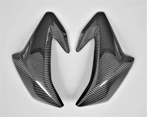 Vista 3 de Paneles laterales superiores de fibra de carbono para Kawasaki Z900 2017-2019