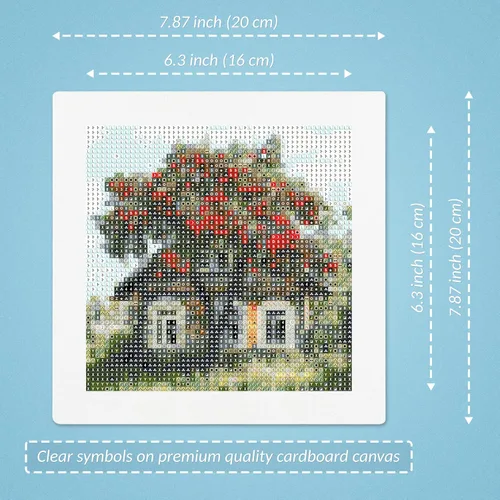 Vista 3 de LuwoArte Paquete de 6 Kits de Pintura de Diamantes para Adultos – Kits de Arte de Diamantes con Tema de Campo – Arte de Gemas DIY de Taladro