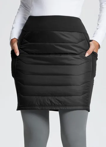Vista 3 de BALEAF Falda acolchada de 17 pulgadas para mujer, ligera, aislada, cálida, para nieve, senderismo, correr, golf, al aire libre
