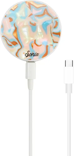 Vista 9 de Cargador Sonix para MagSafe iPhone 15, 14, 13, 12 Serie Cargador inalámbrico rápido x 1.98m de cable (USB-C) Marrón Tortuga
