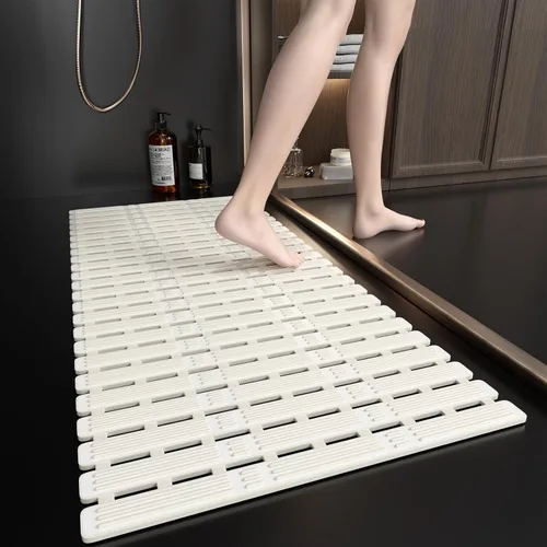 Vista 11 de XIYUNTE Tapete de Ducha Antideslizante para Bañera - 27 X 16 Pulgadas Tapete de Bañera TPE Tapetes de Ducha Antideslizantes para Interior de Ducha