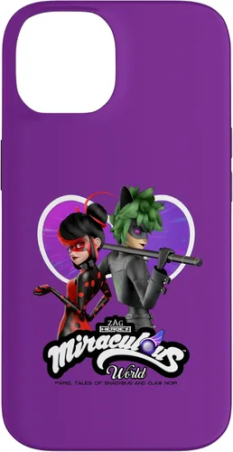 Vista 4 de Miraculous Ladybug Cat Noir Tales of Shadybug and Claw Noir - Carcasa para iPhone 17