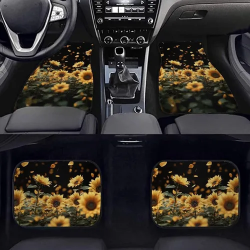 Vista 12 de Tapetes personalizados para piso de automóvil, alfombras personalizadas para piso de automóvil con tu nombre de imagen personalizado, texto, juego