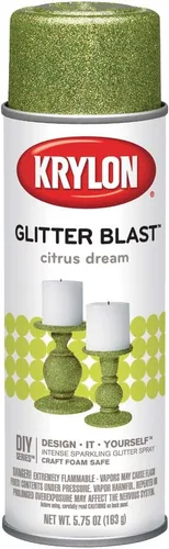 Vista 16 de Krylon K03806A00 Glitter Blast Pintura en aerosol con diamantina para proyectos de manualidades, Rojo Bomba de Cereza, 5.75 oz