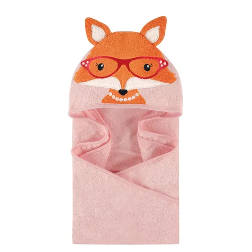 Vista 47 de Hudson Baby Toalla con capucha unisex de algodón con cara de animal para bebé, cocodrilo, talla única