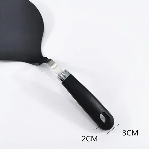 Vista 3 de DOITOOL Espátula para tartas, espátula para pizza, espátula de nailon, espátula ancha para panqueques, espátula de cáscara de pizza, espátula