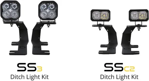 Vista 7 de Kit de luz de cuneta retroiluminada Diode Dynamics Serie Stage compatible con Chevrolet Silverado 1500 2014-2019, C2 1.0 Sport Combo Amarillo