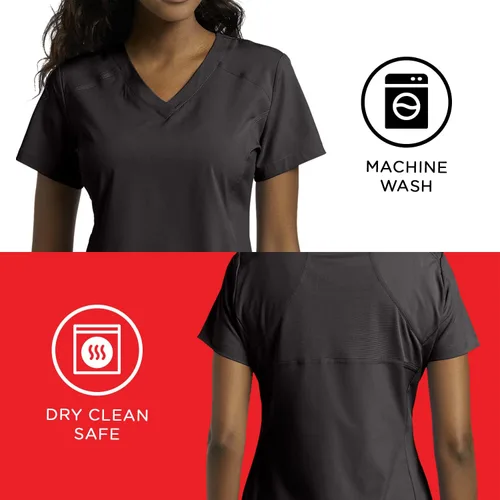 Vista 5 de White Cross FIT 785 - Camiseta médica con cuello en V para mujer