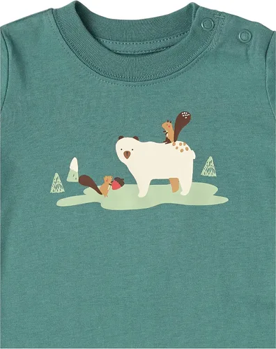 Vista 2 de Tienda Essentials Camiseta unisex de manga corta para bebés, paquete de 5