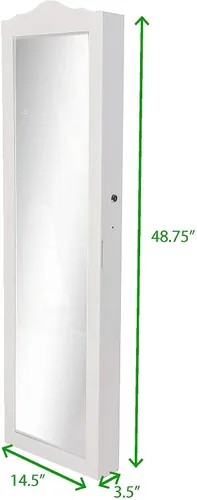 Vista 3 de Mind Reader Organizador de joyas luces LED blancas