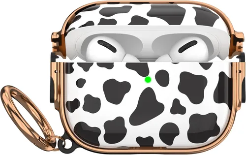Vista 11 de Maxjoy Funda para AirPods 3 con cerradura, funda protectora rígida de 3ª generación para AirPod de 3ª generación para mujeres y hombres con llavero