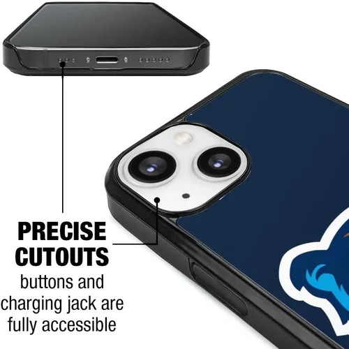 Vista 2 de Bob Jones University Primary Logo Protective Slim Fit Plastic Bumper Case iPhone 13 (Fits 6.1 Inch Display)