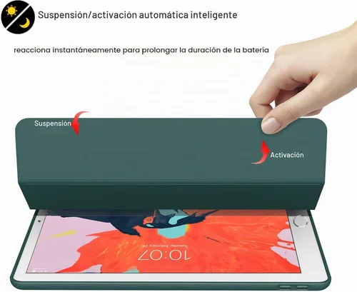 Vista 2 de Funda para iPad mini 5ª generación (2019), verde oscuro