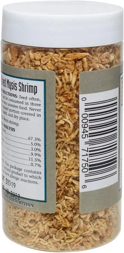 Vista 4 de San Francisco Bay Brand Camarones Mysis liofilizados – Alimento para peces de primera calidad, alimento tropical para peces de camarones, ideal