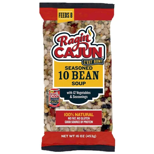 Vista 12 de Frijoles negros sazonados 16 oz Ragin Cajun (paquete de 1)