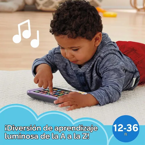 Vista 2 de Tablet Smart Laugh and Learn de Fisher-Price Laugh, gris
