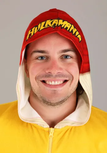 Vista 5 de Hulk Hogan Adulto Traje de Una Pieza Multicolor