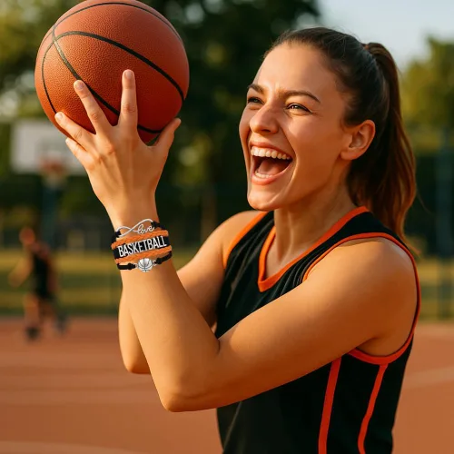 Vista 36 de Infinity Collection - Pulsera de baloncesto de regalo para equipos y jugadores