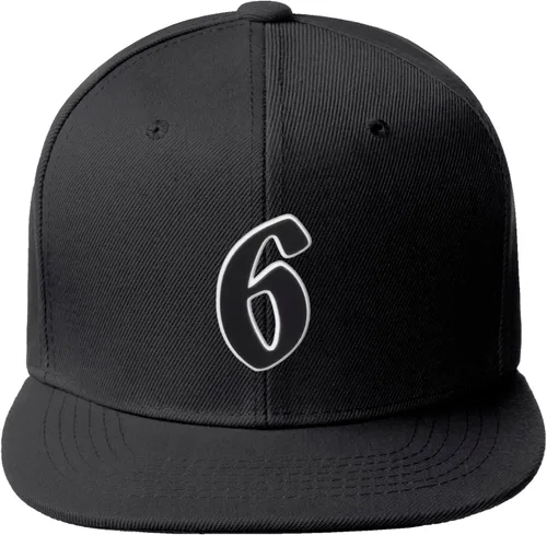 Vista 1449 de Daxton Gorra clásica con visera de billete plano con letras del alfabeto inglés antiguo de la A a la Z