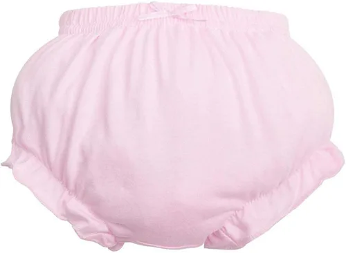 Vista 2 de Baby Diaper Covers for Girls Newborn Soft Cotton Ruffle Bloomers Toddler