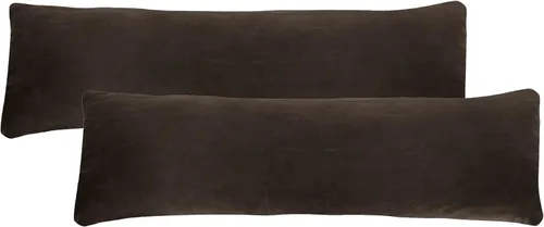 Vista 8 de Fresh Ideas Funda de almohada corporal de microfibra, 20 x 54 pulgadas, marfil, paquete de 2