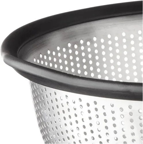 Vista 5 de KitchenAid Colador de acero inoxidable, 5 cuartos de galón, negro