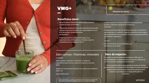 Vista 4 de doTERRA VMG+ redefine el multivitamínico diario
