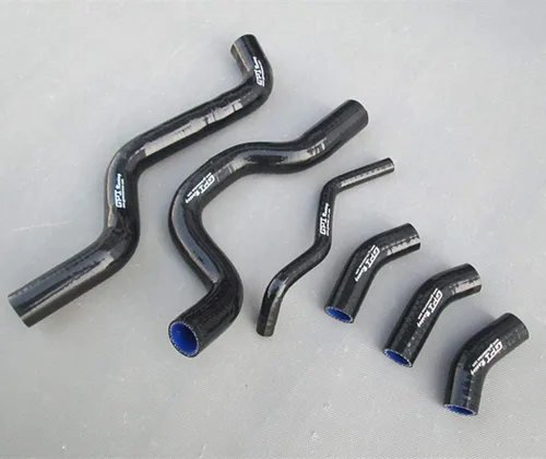 Vista 4 de Para SUZUKI SV650 SV 650 K3 2003-2014 manguera de radiador de silicona 2004 2005 2006 2007 (negro)