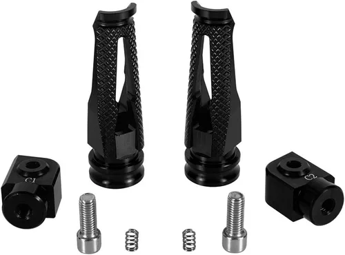 Vista 2 de Para Kawasaki Z800 2013-2016 para ZX6R 2005-2018 Reposapiés de motocicleta Clavijas CNC Aluminio Accesorios de motocicleta para Z900 2017-2018