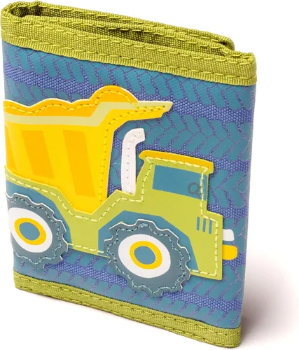 Vista 18 de Stephen Joseph, Billetera unisex para niños y niñas con diseños de apliques, cartera serigrafiada con bolsillo para monedas con cremallera, avión