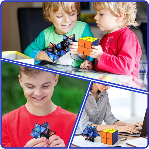 Vista 3 de Juguetes Luaxkpi para niños de 6 a 12 años, regalos de cumpleaños para niños de 6, 7, 8, 9, 10 años, niñas, cubos de fidget para niños de 8 a 12