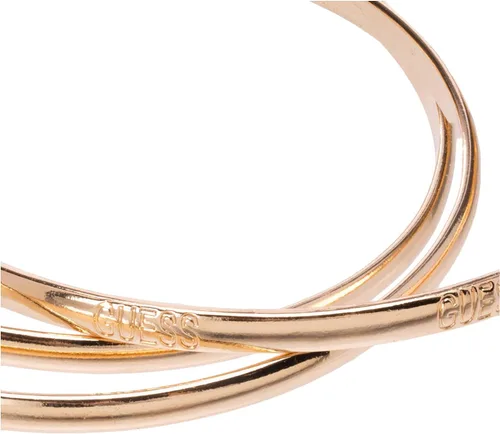 Vista 2 de GUESS Pulsera entrelazada de 3 piezas "Basic" de oro, Metal, No es una piedra preciosa