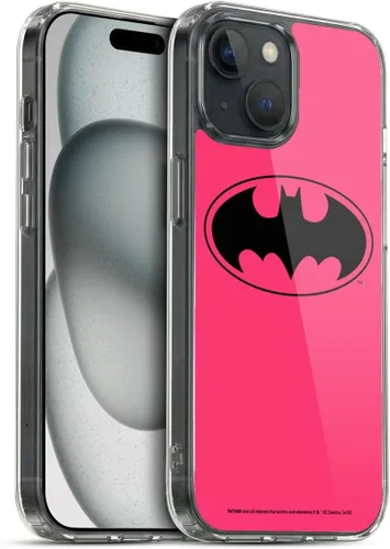 Vista 128 de Head Case Designs Funda de gel con licencia oficial de Batman DC Comics Bat Signal Logos [protección de grado militar] compatible con Apple iPhone 7