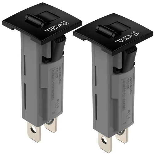 Vista 8 de Disyuntores térmicos Portafusibles tipo 125/250 V CA 50/60 Hz 32 V CC 0.5 A (Paquete de 2)