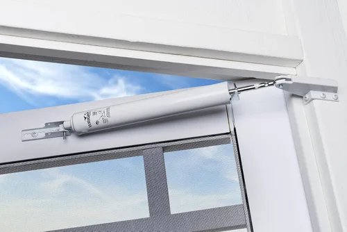 Vista 8 de Wright Products Lanai Kit de Herrajes para Puerta Mosquitera Resistente a la Corrosión – Cierre Neumático con Pestillo de Botón Pulsador, Sin Blanco