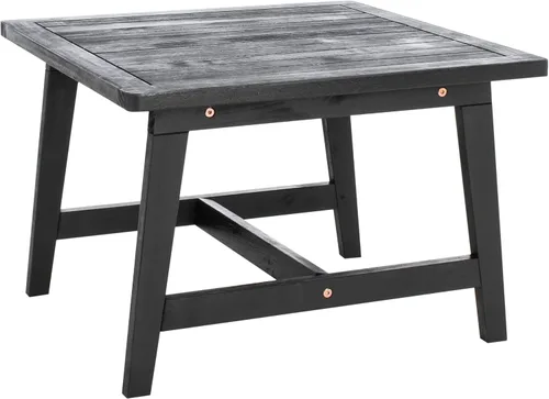 Vista 8 de SAFAVIEH Outdoor Collection PAT7078C - Juego de patio de madera de acacia de 5 piezas, color negro y negro Negro/Negro