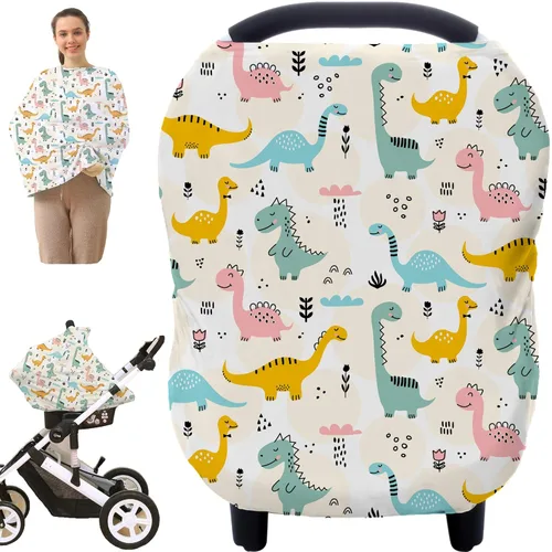 Vista 10 de Fundas de toldo para asiento de automóvil para lactancia - Fundas de asiento de automóvil para bebés, funda de lactancia multiusos, regalos
