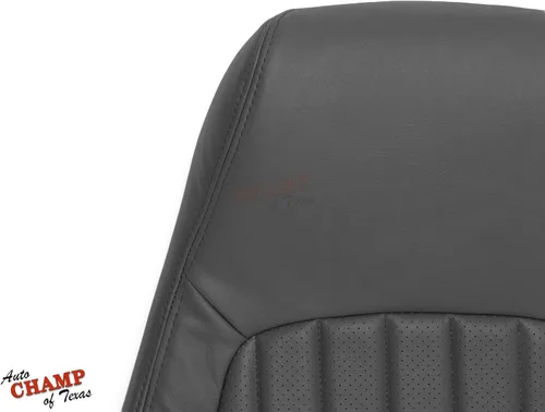 Vista 5 de 1997-1999 Chevy Camaro SS RS Z28 - Funda de asiento de cuero para el lado del conductor, color gris
