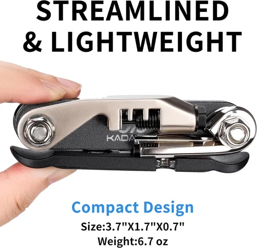 Vista 5 de Herramienta multiherramienta para bicicleta - Herramienta de cadena de bicicleta/Torx/Hex/Destornillador - Kit multiherramienta de bicicleta