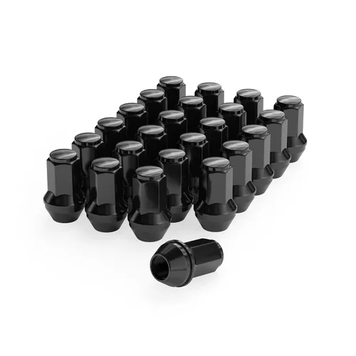 Vista 8 de 24 piezas de tuercas de rueda M14x1.5 para Silverado Suburban Sierra 1500 Tahoe Yukon Escalade ESV, tuercas de rueda de bellota de bulto de extremo