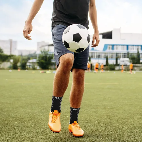 Vista 5 de GripGeek Calcetines de fútbol antideslizantes, fútbol, baloncesto, hockeycorrer, calcetines antideslizantes