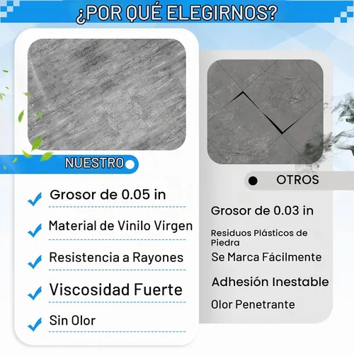 Vista 6 de Paquete de 30 azulejos de vinilo de 12 x 12 pulgadas para despegar y pegar, planchas autoadhesivas impermeables para cocina, comedor, dormitorios