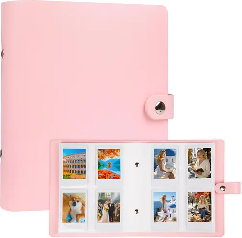Vista 11 de Álbum de fotos de 320 bolsillos para fotos Polaroid de 2 x 3 pulgadas, álbum de fotos con capacidad para 320 fotos para Fujifilm Instax Mini 12 11 9