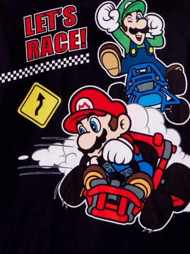Vista 3 de MarioKart Let's Race - Conjunto de pijama de 2 piezas para niño