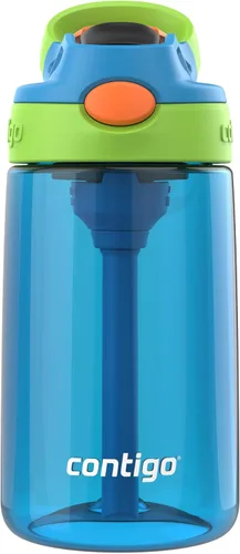Vista 48 de Contigo Aubrey - Botella de agua para niños, paquete de 2, 20 onzas, azalea/jade y frambuesa azul. Azalea, tapa a prueba de derrames, apta