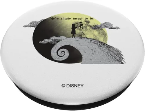 Vista 2 de Disney Jack and Sally PopSocket - PopSockets Grip and Stand for Phones and Tablets